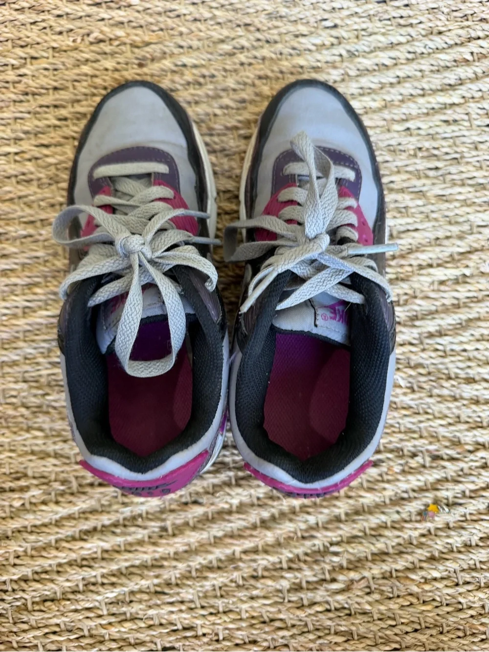 💜👟 Nike Air Max 90 GS “Dark Raisin” Youth Sneakers Size 2Y Big Girls 👟💜